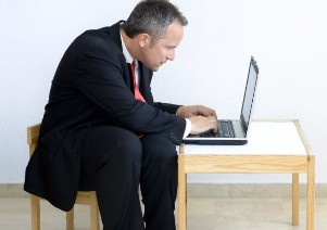 Prolonged sitting at a Desk